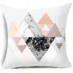 Cozy Haven Bettzeug-Kissenbezüge mit geometrischen Formen – Moderne Dekokissen