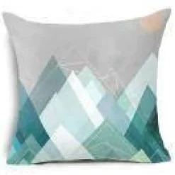 Cozy Haven Bettzeug-Kissenbezüge mit geometrischen Formen – Moderne Dekokissen