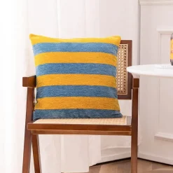 Cozy Cushions Bettzeug-Kissenbezug mit geometrischem Muster - Dekoratives Kissen