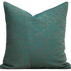 Pillow Haven Bettzeug-Kissenbezug mit goldener Leopardenstickerei – Luxuriöses Wohnzimmerdekor