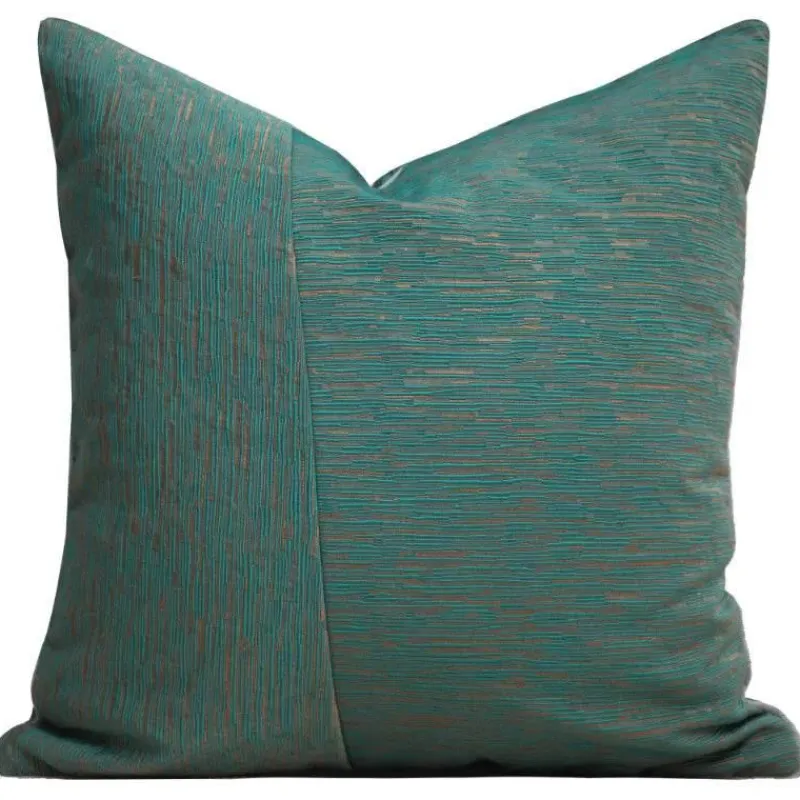 Pillow Haven Bettzeug-Kissenbezug mit goldener Leopardenstickerei – Luxuriöses Wohnzimmerdekor