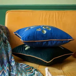 Pillow Haven Bettzeug-Kissenbezug mit Leopardenstickerei – Dekoratives Akzentkissen mit Tiermuster