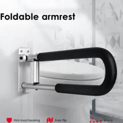 The Relaxation Nook Mobilitäts- Und Support-Tools|Gesundheits-Gadgets-Klappbare Badezimmer-Armlehne - Stützsitz für ältere Menschen