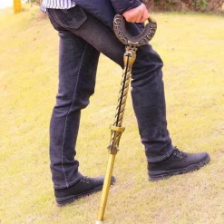 Gear Up u0026 Go Camping-Werkzeuge|Outdoor-Gadgets-Klappbarer Gehstockhocker - Stützsitz für den Außenbereich