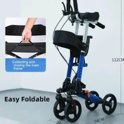 Tranquil Touch Mobilitäts- Und Support-Tools|Gesundheits-Gadgets-Klappbarer Gehwagen - Gehhilfe für die Rehabilitation älterer Menschen
