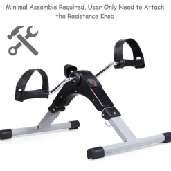 The Relaxation Nook Mobilitäts- Und Support-Tools|Fitness-Gadgets-Klappbarer Heimtrainer – Tragbares Indoor-Trainingsfahrrad