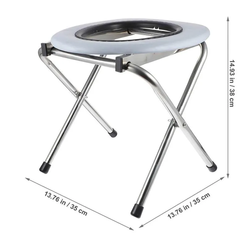 Tranquil Touch Mobilitäts- Und Support-Tools|Gesundheits-Gadgets-Klappbarer Toilettenstuhl – Badezimmer-Unterstützung für Senioren