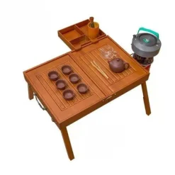 Adventure Basecamp Camping-Werkzeuge|Camping Im Freien-Klappbares tragbares Campingtisch-Set – Reisetisch mit Stühlen