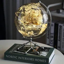 Illuminate Home Beleuchtung-Klare Globus-Dekoration – Transparenter Akzent für Ihr Zuhause