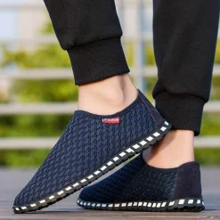 Herren Decor Herrenschuhe-Klassische atmungsaktive Strickschuhe für Herren – bequeme Freizeitschuhe