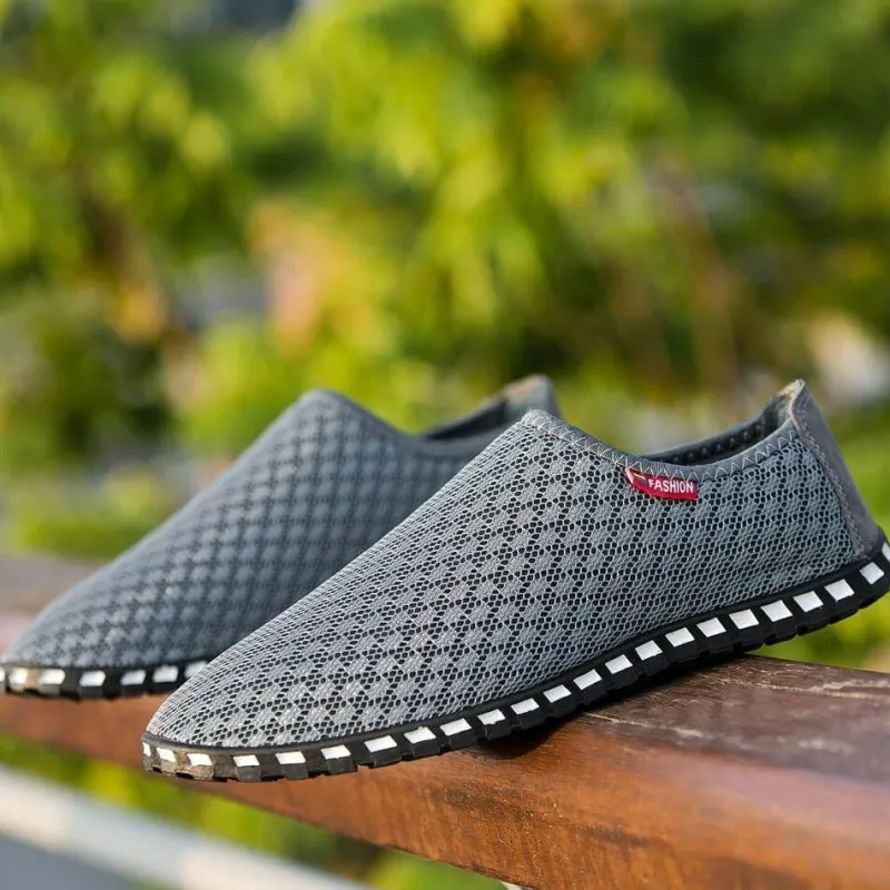 Herren Decor Herrenschuhe-Klassische atmungsaktive Strickschuhe für Herren – bequeme Freizeitschuhe