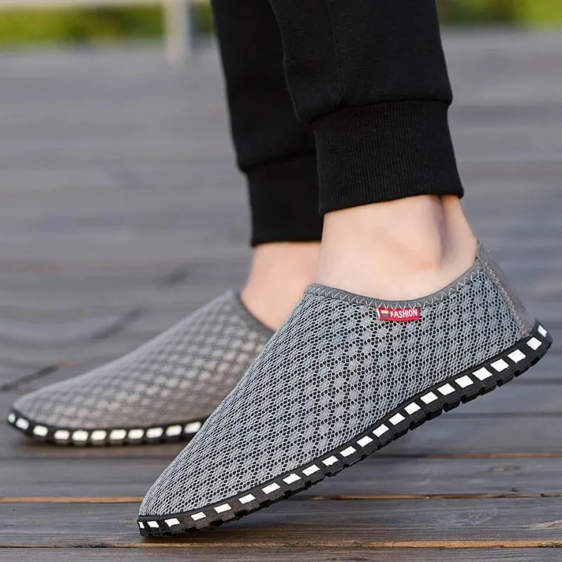 Herren Decor Herrenschuhe-Klassische atmungsaktive Strickschuhe für Herren – bequeme Freizeitschuhe