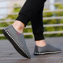 Herren Decor Herrenschuhe-Klassische atmungsaktive Strickschuhe für Herren – bequeme Freizeitschuhe