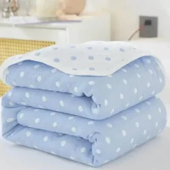 Wrap u0026 Relax Bettzeug-Klassische Baumwolldecke – Sechslagige dünne Gazedecke für Betten und Sofas