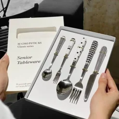 Decor Küche & Esszimmer-Klassisches Geschirrset – Elegante Geschirrkollektion