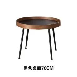 Comfort u0026 Style Möbel-Kleiner runder Couchtisch – Minimalistisches nordisches Design für moderne Wohnungen