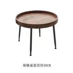 Comfort u0026 Style Möbel-Kleiner runder Couchtisch – Minimalistisches nordisches Design für moderne Wohnungen