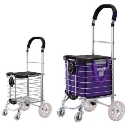 Comfort u0026 Style Gadgets Für Zuhause-Kletter-Einkaufswagen mit Rädern – leicht zu tragender Einkaufswagen