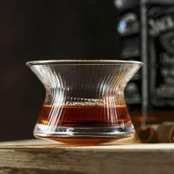 Feast Essentials Küche & Esszimmer-Kōmu geriffeltes Verkostungsglas – Elegantes Wein- und Cocktail-Trinkgeschirr