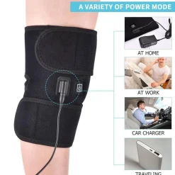 Decor Mobilitäts- Und Support-Tools|Gesundheits- Und Entspannungstools-Knie-Heizkissen – Schmerzlindernder Wickel zur Unterstützung