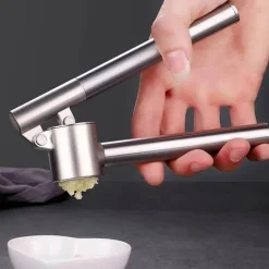 Tom Küche & Esszimmer-Knobauchpresse aus Edestah – Küchenzerkeinerer, Stampfer, Gerät