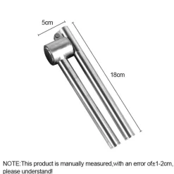 Tom Küche & Esszimmer-Knobauchpresse aus Edestah – Mutifunktionaes Küchenwerkzeug zum müheosen Zerdrücken und Zerkeinern