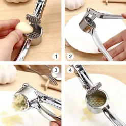 Tom Küche & Esszimmer-Knoblauchpresse, Multifunktions-Küchenwerkzeug zum Zerkleinern und Zerstampfen von Knoblauch