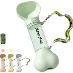 Furry Haven Haustierzubehör|Reinigungswerkzeuge Für Haustiere-Knochenförmige Hundewasserflasche – Stilvolles Trinkzubehör für Haustiere