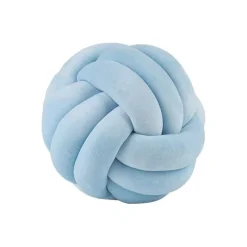 Pillow Haven Bettzeug-Knotenball-Plüschkissen - Gemütliches Dekokissen