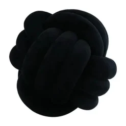 Pillow Haven Bettzeug-Knotenball-Plüschkissen - Gemütliches Dekokissen