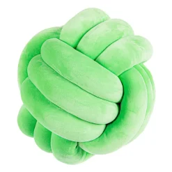 Pillow Haven Bettzeug-Knotenball-Plüschkissen - Gemütliches Dekokissen