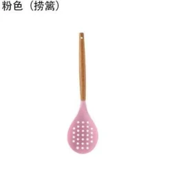 Tom Küche & Esszimmer-Kochutensilien-Set aus Silikon – Küchenutensilien in Lebensmittelqualität mit Holzgriff