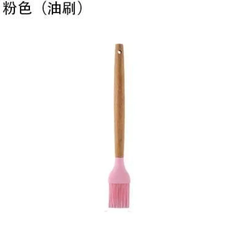 Tom Küche & Esszimmer-Kochutensilien-Set aus Silikon – Küchenutensilien in Lebensmittelqualität mit Holzgriff