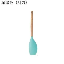 Tom Küche & Esszimmer-Kochutensilien-Set aus Silikon – Küchenutensilien in Lebensmittelqualität mit Holzgriff