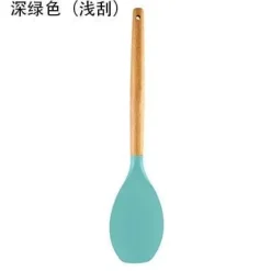 Tom Küche & Esszimmer-Kochutensilien-Set aus Silikon – Küchenutensilien in Lebensmittelqualität mit Holzgriff