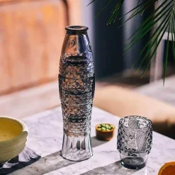 Feast Essentials Küche & Esszimmer-Koi Stapelgläser-Set – 4-teilige Trinkgeschirr-Kollektion