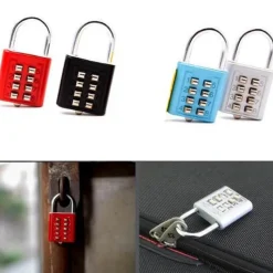 Cozy Living Heimwerkzeuge-Kombinationsschloss mit Druckknopf – schlüsselloses Sicherheitsschloss