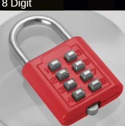 Cozy Living Heimwerkzeuge-Kombinationsschloss mit Druckknopf – schlüsselloses Sicherheitsschloss