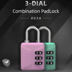 Cozy Living Heimwerkzeuge-Kombinationsschloss mit Druckknopf – schlüsselloses Sicherheitsschloss