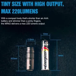 Gear Up u0026 Go Camping-Werkzeuge|Outdoor-Gadgets-Kompakte wiederaufladbare LED-Taschenlampe – superhelle Taschenlampe