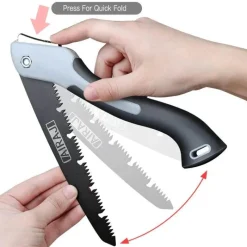 The Outdoor Vault Camping-Werkzeuge|Outdoor-Artikel-Kompakte, zusammenklappbare Handsäge – tragbares Camping-Holzbearbeitungswerkzeug