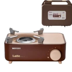 The Decor Haven Camping-Werkzeuge|Camping Im Freien-Kompakter Campingkocher mit einem Brenner – Tragbares Kochzubehör für den Außenbereich