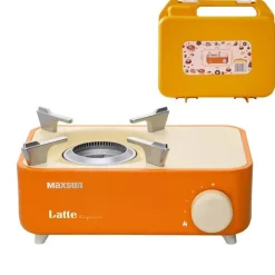 The Decor Haven Camping-Werkzeuge|Camping Im Freien-Kompakter Campingkocher mit einem Brenner – Tragbares Kochzubehör für den Außenbereich