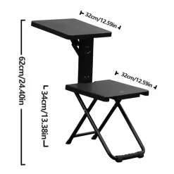 Wild u0026 Free Gear Camping-Werkzeuge|Outdoor-Gadgets-Kompakter, faltbarer Campingstuhltisch – tragbare Gartenmöbel für einfaches Reisen