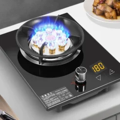 The Culinary Kit Küche & Esszimmer-Kompakter Gasherd - Tragbares Kochfeld mit Einzelplatte