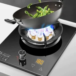 The Culinary Kit Küche & Esszimmer-Kompakter Gasherd - Tragbares Kochfeld mit Einzelplatte