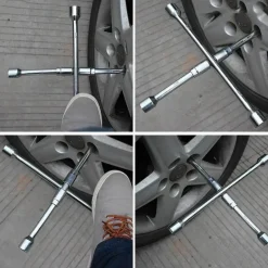 Wild u0026 Free Gear Autozubehör|Automobilindustrie-Kompakter Reifenschlüssel - Quick Turn Auto Tool