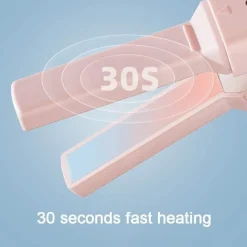 PureGlow Frauenpflege|Körperpflege-Kompakter Reise-Haarglätter – Schnell aufheizendes Mini-Styling-Tool