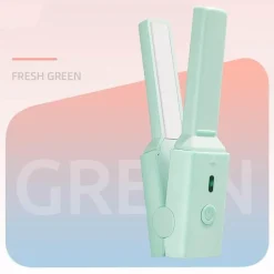 PureGlow Frauenpflege|Körperpflege-Kompakter Reise-Haarglätter – Schnell aufheizendes Mini-Styling-Tool