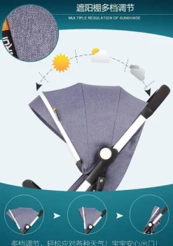 Kinder The Decor Haven Kinderwagen & Zubehör-Kompakter Reisekinderwagen – Leichtes, flughafenfreundliches Design